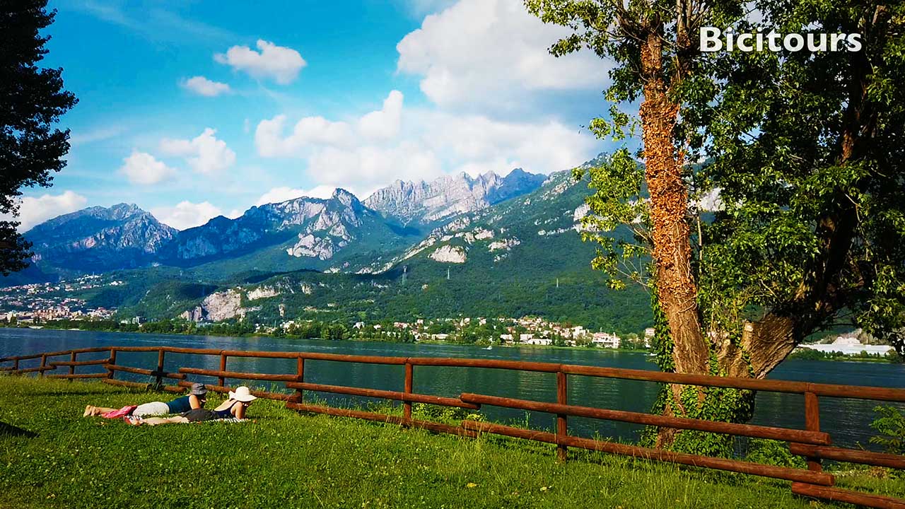 In bicicletta da Trezzo sull'Adda a Lecco