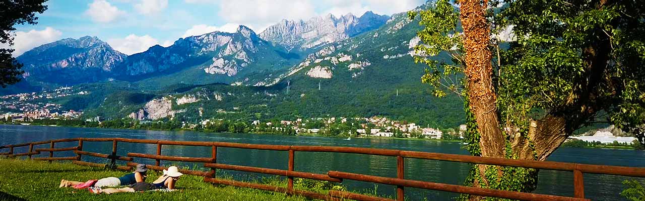 In bicicletta da Trezzo sull'Adda a Lecco