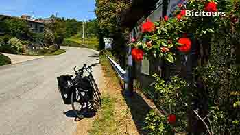 La strada delle mele in bicicletta