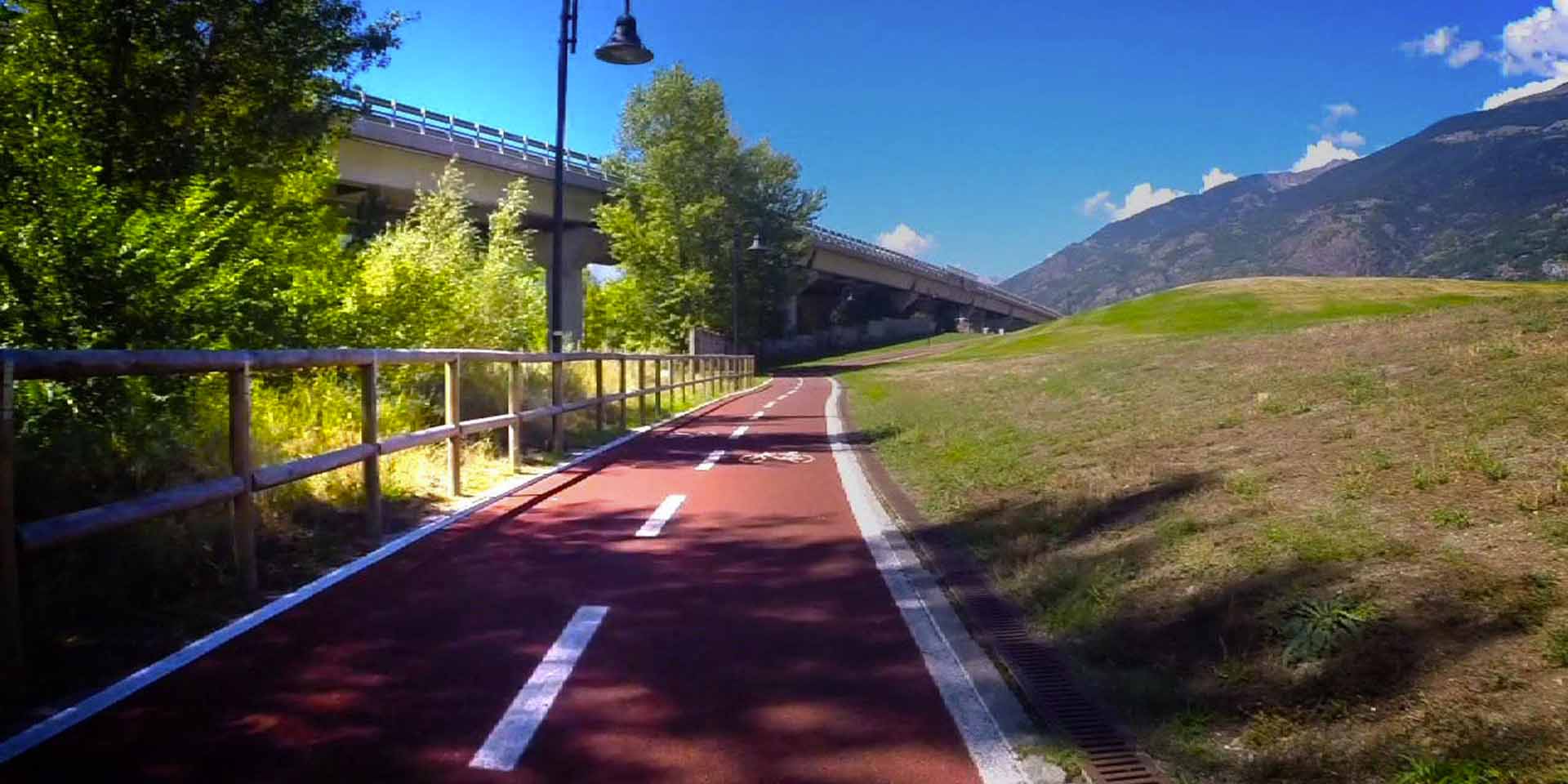Itinerari in bicicletta su piste ciclabili