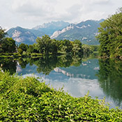 In bicicletta da Trezzo sull'Adda a Lecco